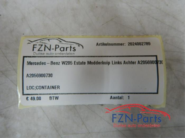 Mercedes-Benz C-Klasse W205 Estate Modderkuip Links-Achter