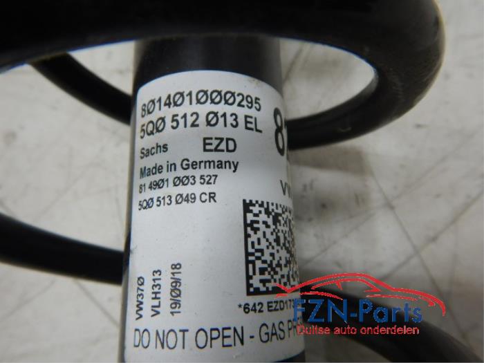 VW Golf 7 Schokdemper Veerpoot Achterzijde Links/Rechts