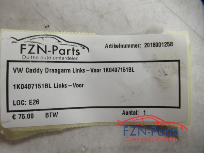 VW Caddy Draagarm Links-Voor
