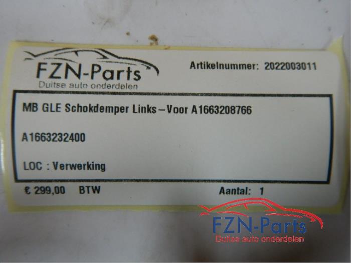 Schokdemperpoot links-voor Mercedes Diversen (22738578)