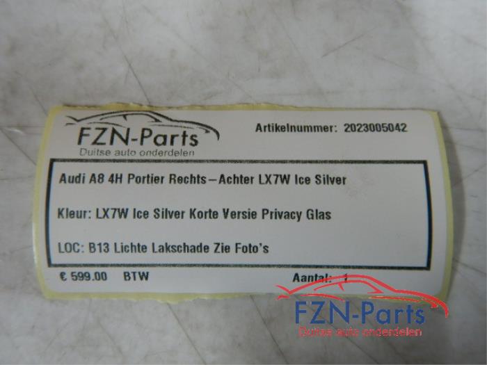 Portier 4Deurs rechts-achter Audi A8 (22723888)