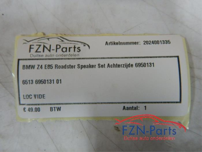 BMW Z4 E85 Roadster Speaker Set Achterzijde