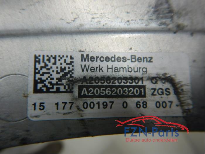 Mercedes-Benz C-Klasse W205 Front Slotplaat Aluminium