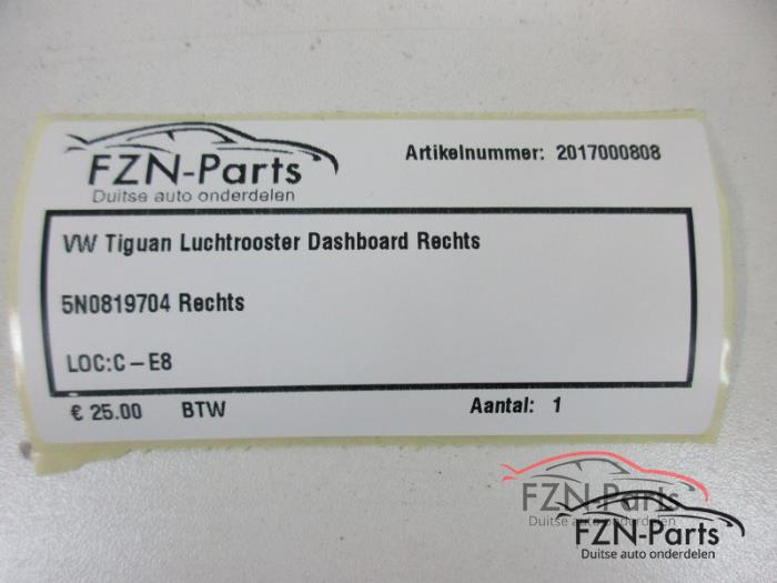 Luchtrooster Dashboard Volkswagen Tiguan (22735962)