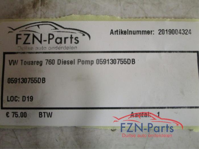 Dieselpomp Volkswagen Touareg (22739746)