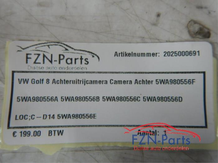 Achteruitrij Camera Volkswagen Golf (22727062)