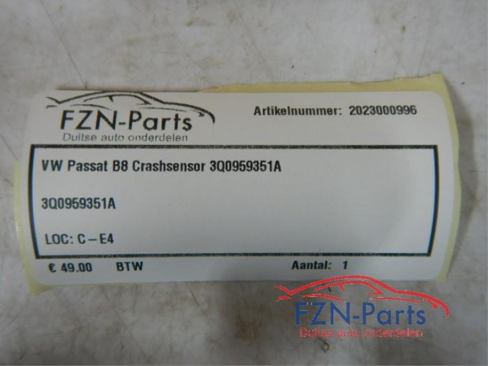 VW Passat B8 Crashsensor