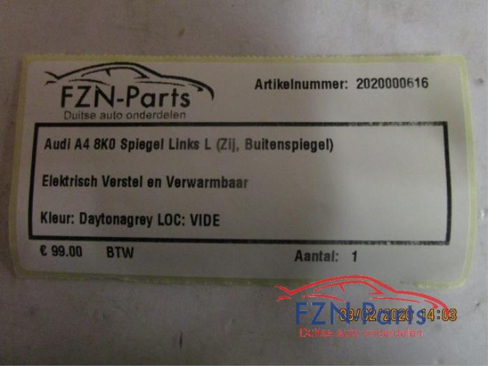Buitenspiegel links Audi A4 (22725412)