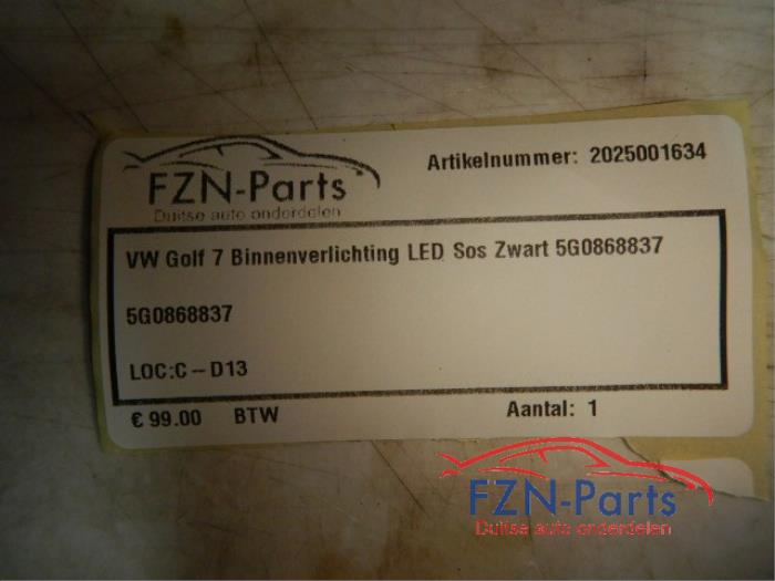 Binnenverlichting voor Volkswagen Golf (22740012)