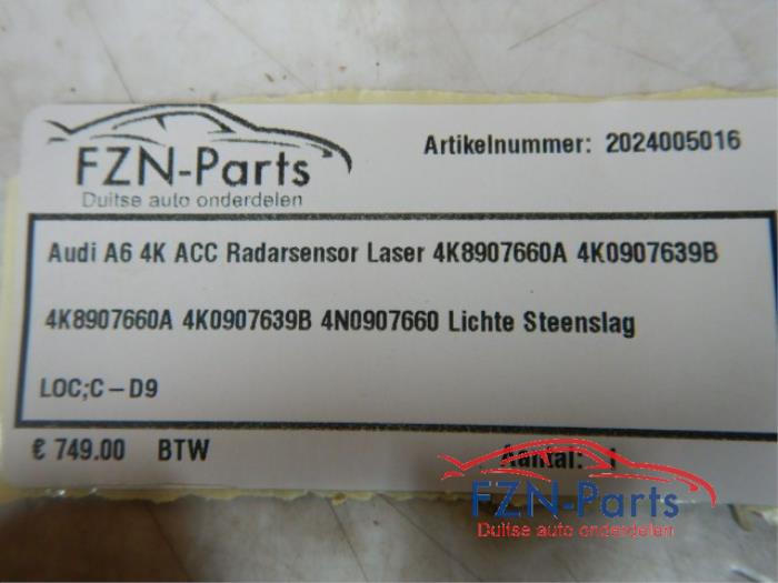 Audi A6 4K ACC Radarsensor Laser
