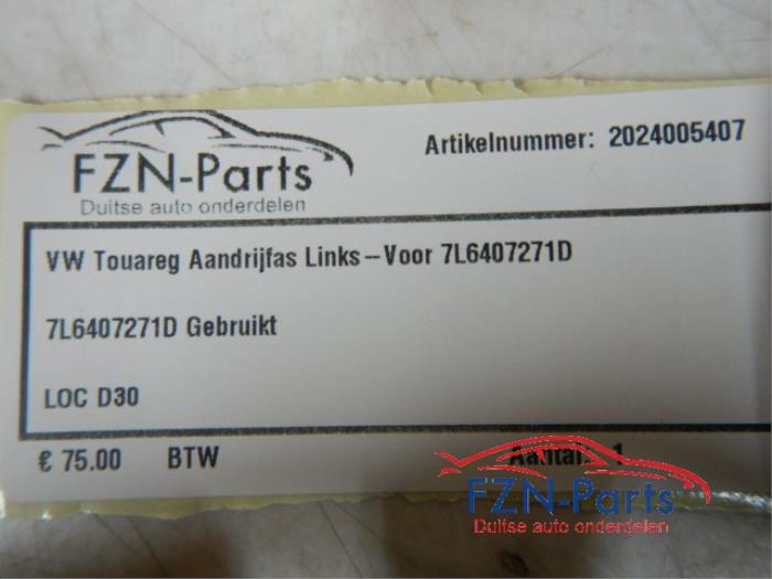 Aandrijfas links-voor Volkswagen Touareg (22725209)