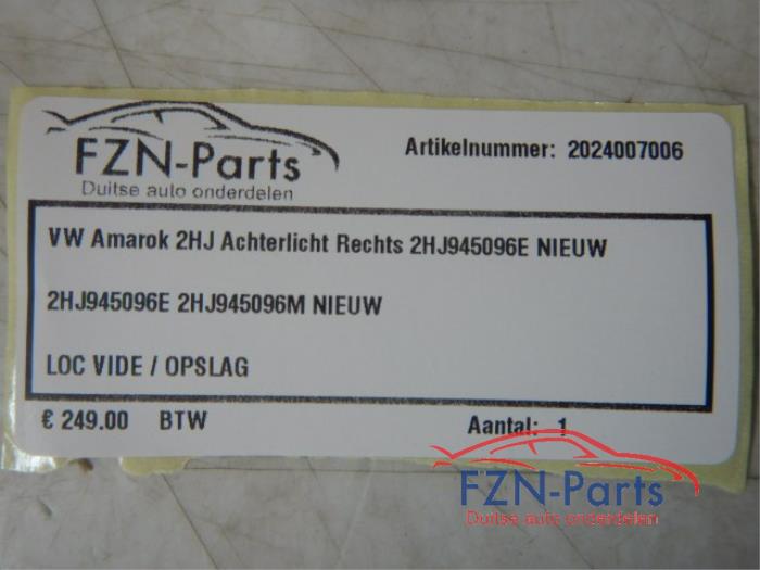 Achterlicht rechts Volkswagen Amarok (22725538)