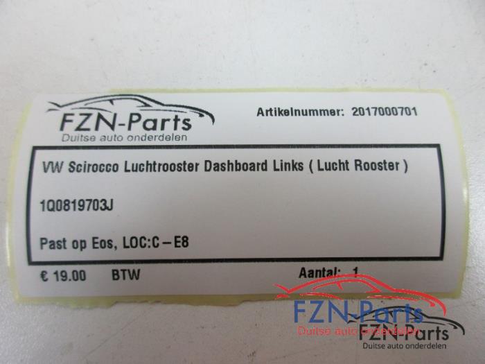 Luchtrooster Dashboard Volkswagen Scirocco (22735975)