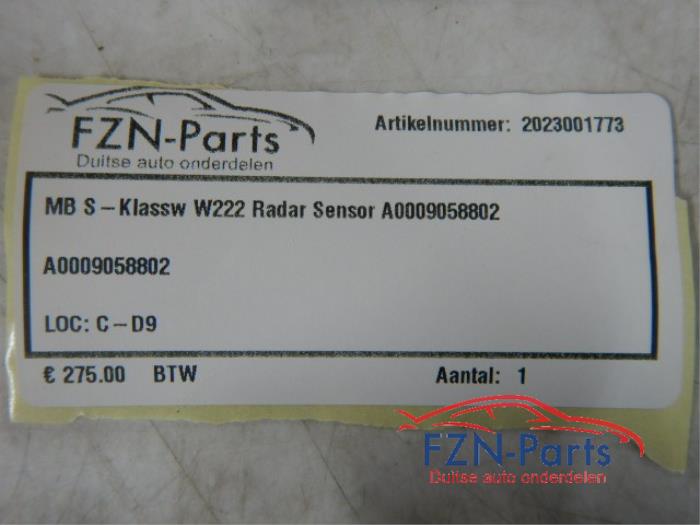 Radar sensor Mercedes S-Klasse (22745559)