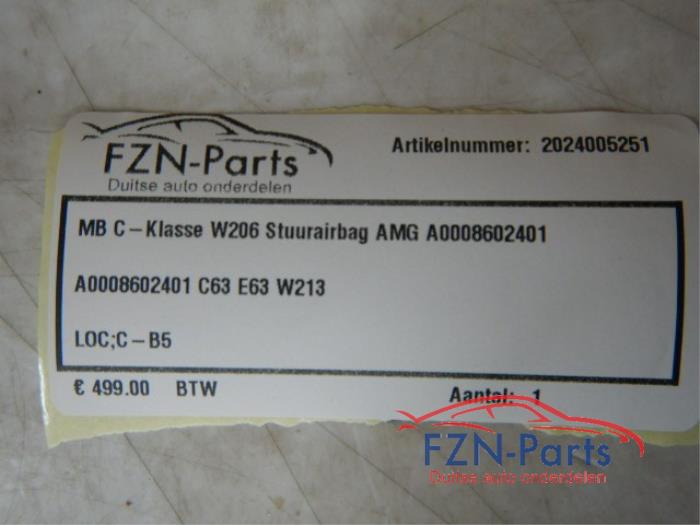 Mercedes-Benz C-klasse W206 Stuurairbag AMG