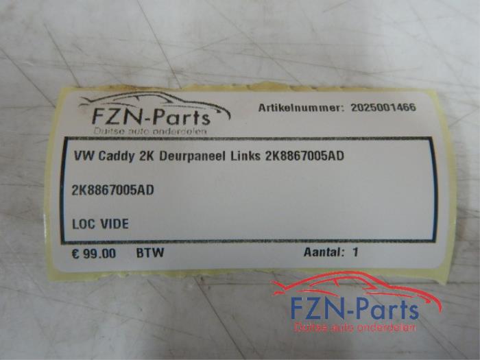 Portierbekleding 2Deurs links Volkswagen Caddy (22728397)