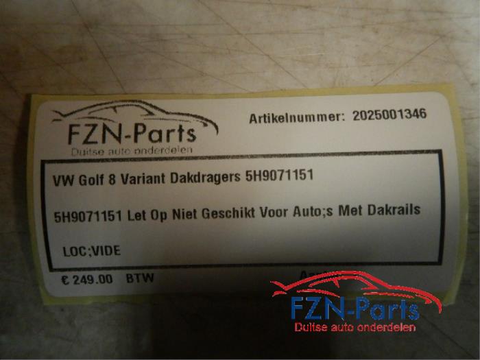 VW Golf 8 Variant Dakdragers