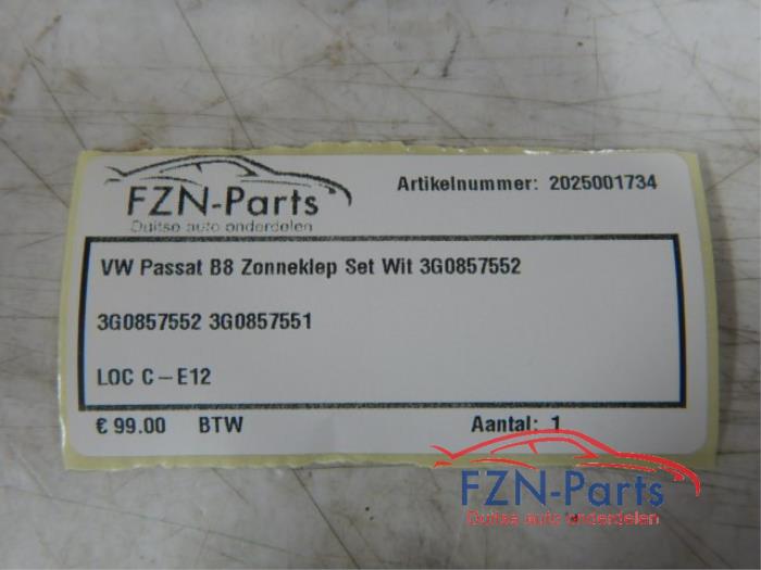 Zonneklep set Volkswagen Passat (22727909)