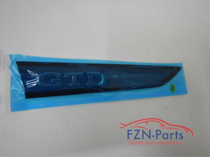VW Golf 8 GTD Embleem Sticker Logo Zijscherm Set Links+Rechts