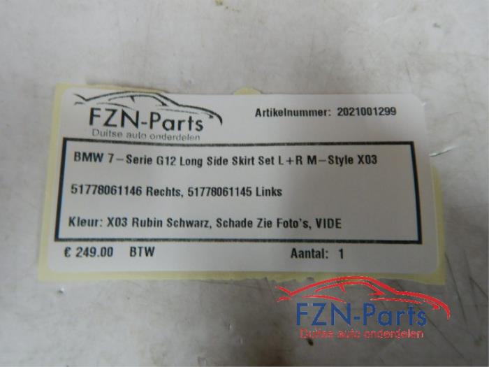 Zijskirt rechts BMW 7-Serie (22738603)