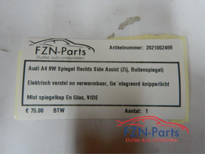 Buitenspiegel rechts Audi A4 (22726124)