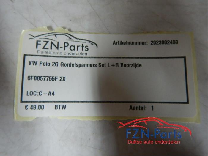 Gordelspanner Set Volkswagen Polo (22739026)