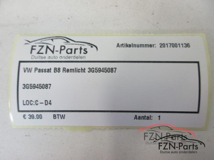 VW Passat B8 Remlicht