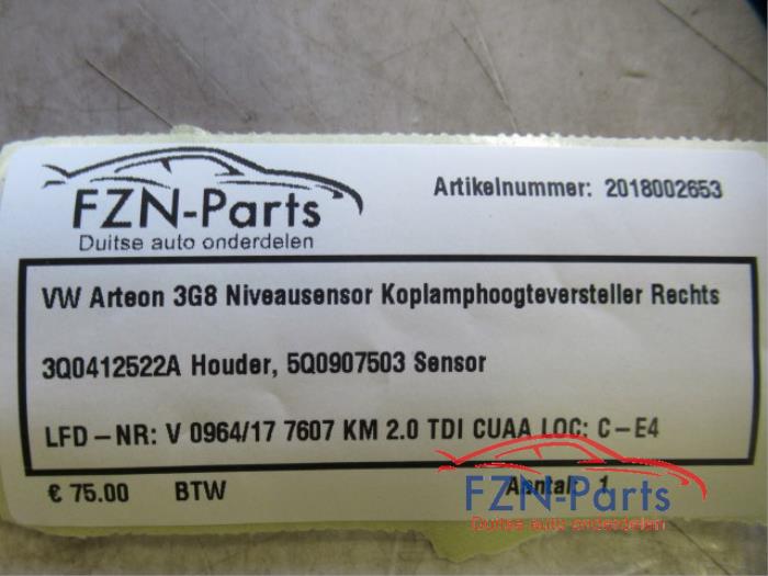 Koplamphoogte postitiesensor Volkswagen Arteon (22735400)