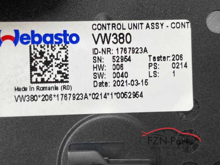 VW Golf 8 GTE Panoramadak Module