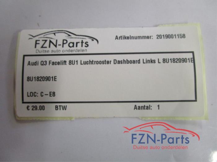 Luchtrooster Dashboard Audi Q3 (22735958)