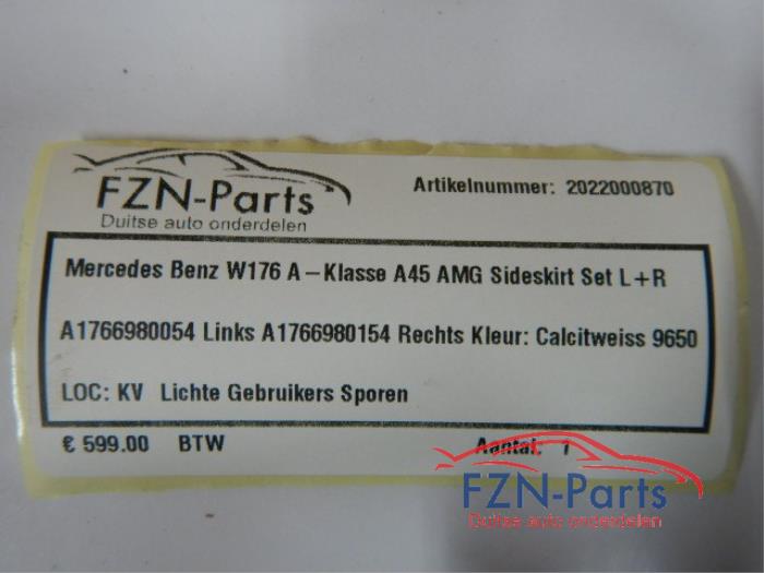 Zijskirtset links+rechts Mercedes A-Klasse (22727659)
