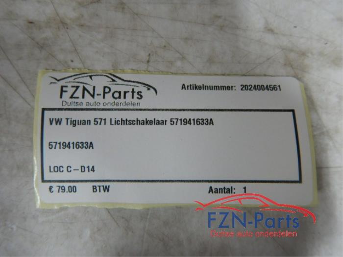 Licht Schakelaar Volkswagen Tiguan (22735493)
