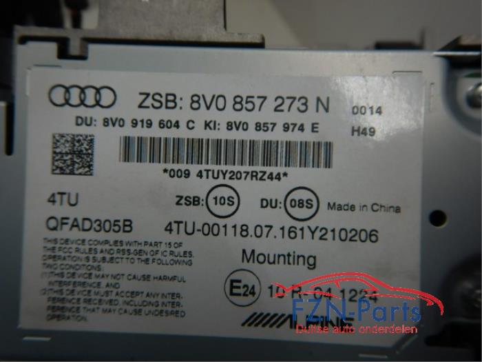 Audi A3 8V Facelift Navigatieset Display Unit Middenconsole