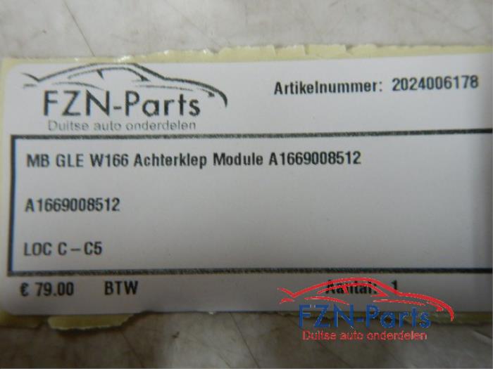 Module achterklep motor Mercedes GLE (22741361)