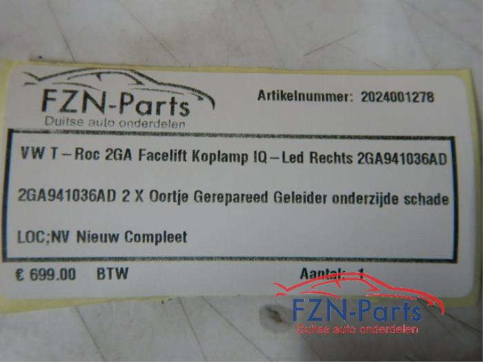 VW T-Roc 2GA Facelift Koplamp IQ-LED Rechts