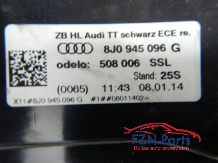 Audi TT 8J Facelift Achterlicht Rechts