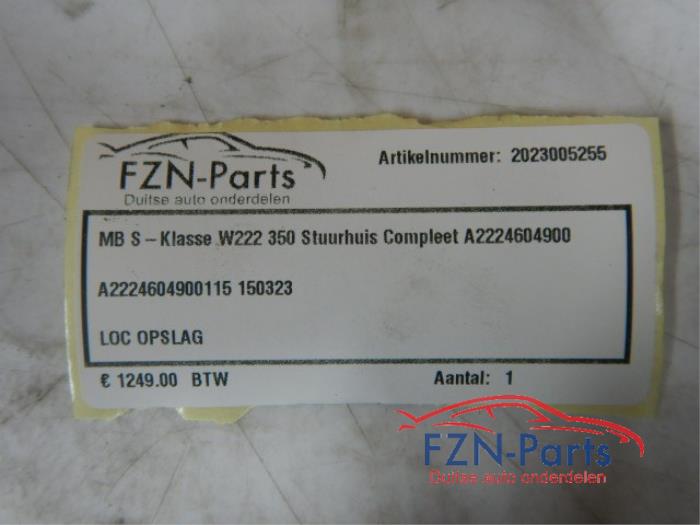 Mercedes-Benz S-Klasse W222 350 Stuurhuis Compleet