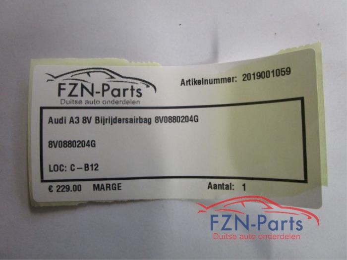 Audi A3 8V Bijrijdersairbag