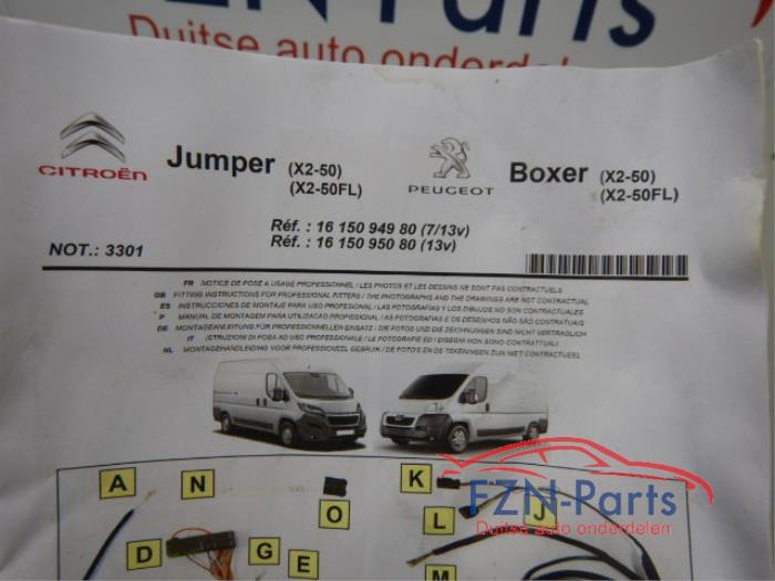 Citroen Jumper III Trekhaak kabelset 13 polig met module