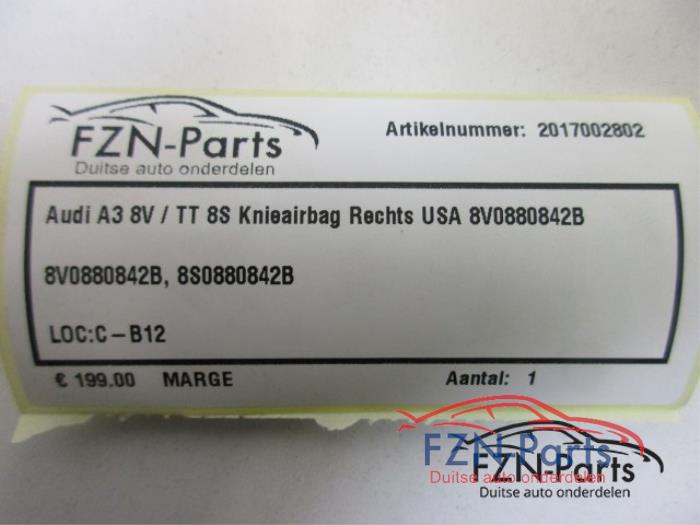 Airbag knie rechts Audi TT (22730418)