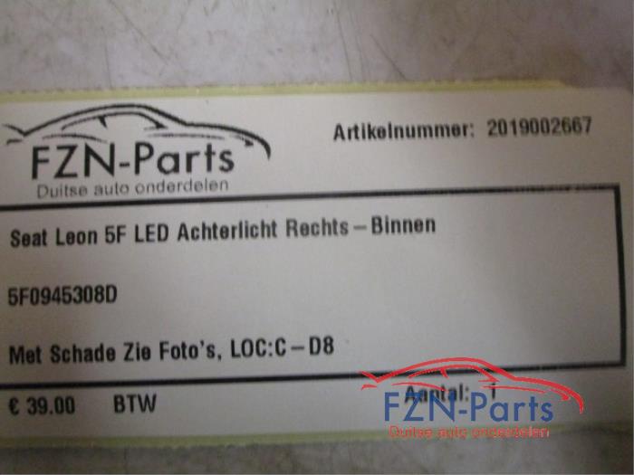 Achterlicht rechts Seat Leon (22725488)