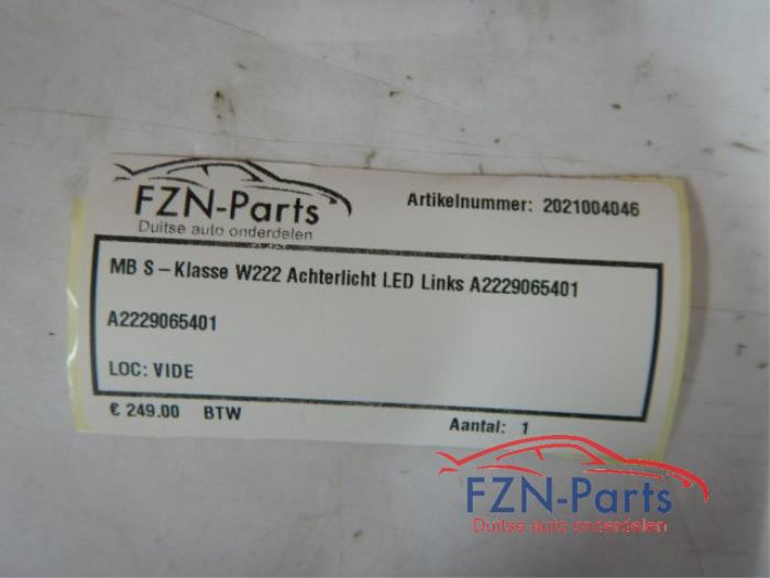 Mercedes-Benz S-Klasse W222 Achterlicht LED Links