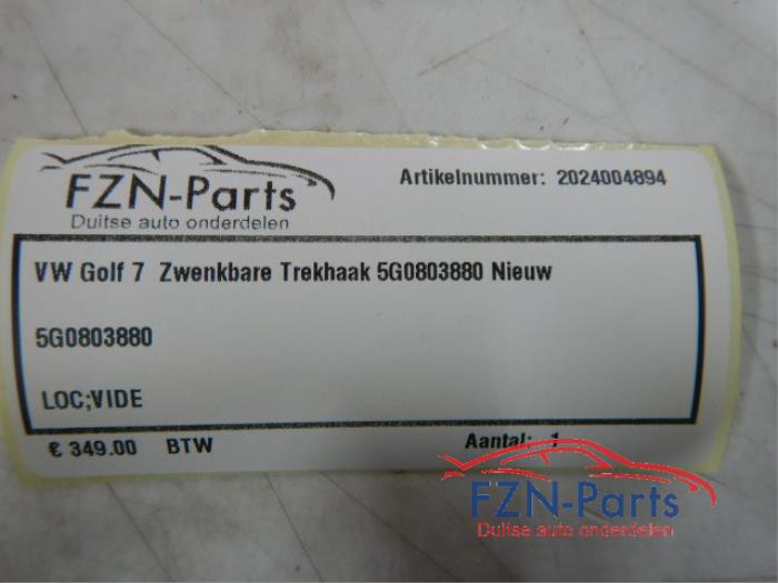 VW Golf 7 Zwenkbare Trekhaak