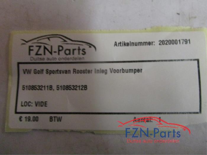 Bumpercover voor Volkswagen Golf Sportsvan (22740157)