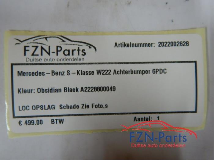 Achterbumper Mercedes S-Klasse (22724339)