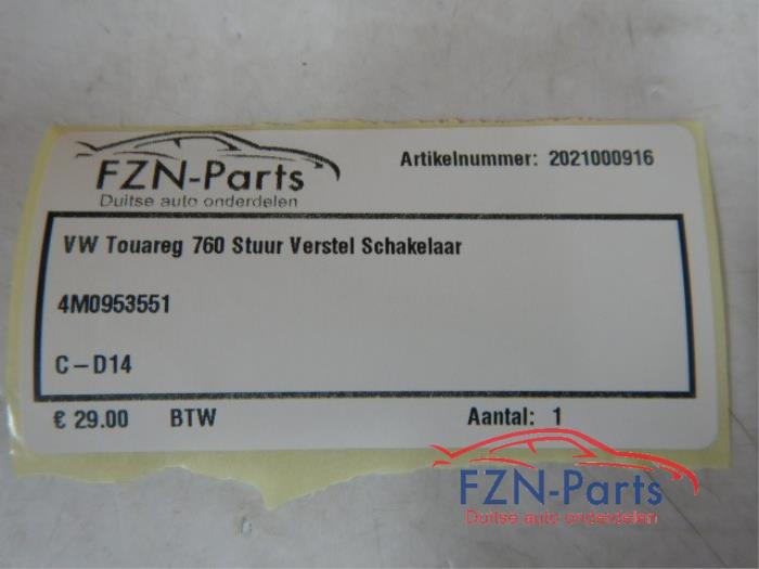 VW Touareg 760 Stuur Verstel Schakelaar