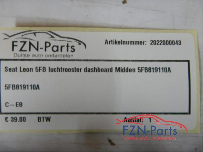 Luchtrooster Dashboard Seat Leon (22735898)