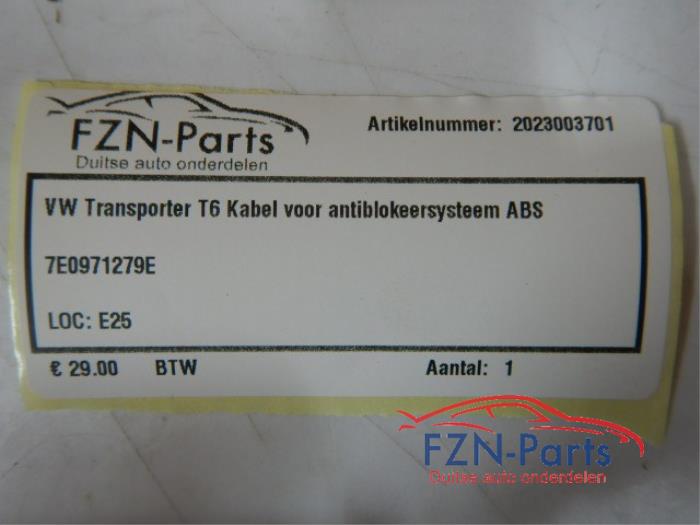 VW Transporter T6 Kabel Voor Antiblokkeersysteem ABS