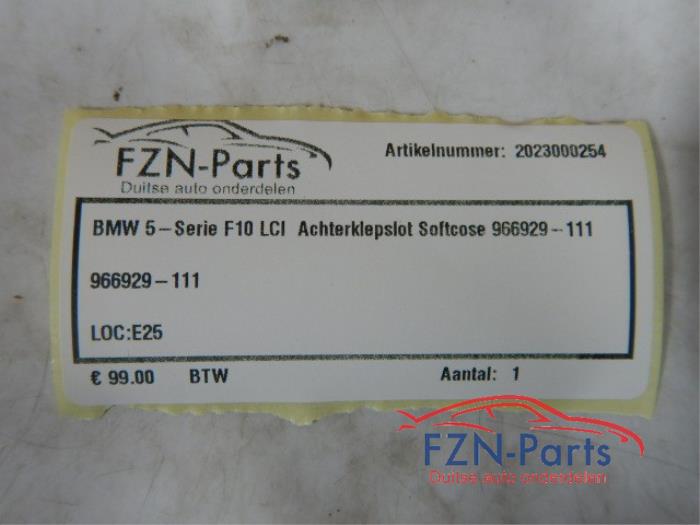 BMW 5-Serie F10 LCI Achterklepslot Softclose