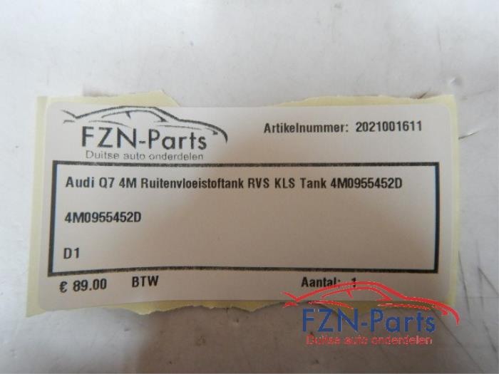 Ruitensproeiertank voor Audi Q7 (22742764)